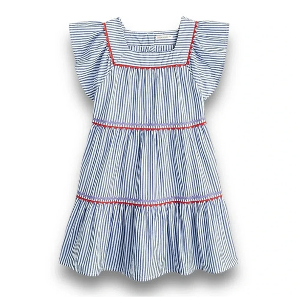 Crewcuts | Ruffle Sleeve Rickrack Dress (7) - Picture 1 of 5